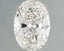 0.5 Carat Certified Oval Loose Stone Lab Grown Diamond