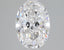 2 Carat Certified Oval Loose Stone Lab Grown Diamond