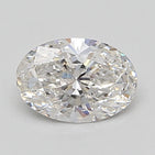 0.9 Carat Certified Oval Loose Stone Lab Grown Diamond