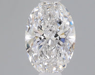 0.9 Carat Certified Oval Loose Stone Lab Grown Diamond