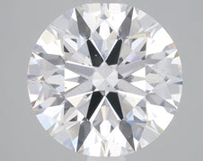 3.4 Carat Certified Round Loose Stone Lab Grown Diamond