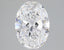 2 Carat Certified Oval Loose Stone Lab Grown Diamond