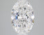 2.5 Carat Certified Oval Loose Stone Lab Grown Diamond