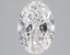 1.7 Carat Certified Oval Loose Stone Lab Grown Diamond