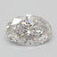 1 Carat Certified Oval Loose Stone Lab Grown Diamond