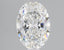 1.5 Carat Certified Oval Loose Stone Lab Grown Diamond