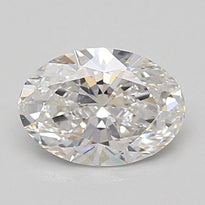 1 Carat Certified Oval Loose Stone Lab Grown Diamond