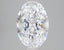 2.5 Carat Certified Oval Loose Stone Lab Grown Diamond