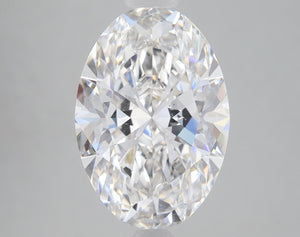 3.4 Carat Certified Oval Loose Stone Lab Grown Diamond