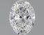 0.5 Carat Certified Oval Loose Stone Lab Grown Diamond