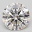 3.3 Carat Certified Round Loose Stone Lab Grown Diamond