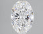 2 Carat Certified Oval Loose Stone Lab Grown Diamond