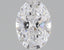 0.8 Carat Certified Oval Loose Stone Lab Grown Diamond