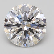 3.8 Carat Certified Round Loose Stone Lab Grown Diamond