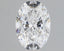 1 Carat Certified Oval Loose Stone Lab Grown Diamond