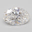 1 Carat Certified Oval Loose Stone Lab Grown Diamond