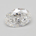 0.8 Carat Certified Oval Loose Stone Lab Grown Diamond