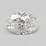 0.8 Carat Certified Oval Loose Stone Lab Grown Diamond