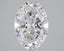 2.5 Carat Certified Oval Loose Stone Lab Grown Diamond