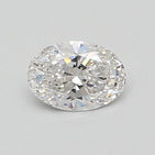 0.5 Carat Certified Oval Loose Stone Lab Grown Diamond