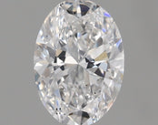 0.5 Carat Certified Oval Loose Stone Lab Grown Diamond