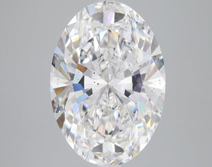 4.5 Carat Certified Oval Loose Stone Lab Grown Diamond