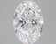 2 Carat Certified Oval Loose Stone Lab Grown Diamond