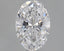 0.6 Carat Certified Oval Loose Stone Lab Grown Diamond