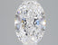 1.5 Carat Certified Oval Loose Stone Lab Grown Diamond