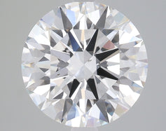 3.6 Carat Certified Round Loose Stone Lab Grown Diamond