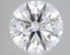 3.4 Carat Certified Round Loose Stone Lab Grown Diamond