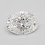 0.8 Carat Certified Oval Loose Stone Lab Grown Diamond