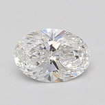 0.9 Carat Certified Oval Loose Stone Lab Grown Diamond