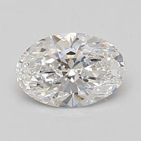 0.9 Carat Certified Oval Loose Stone Lab Grown Diamond