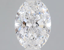 0.9 Carat Certified Oval Loose Stone Lab Grown Diamond