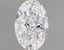 0.5 Carat Certified Oval Loose Stone Lab Grown Diamond