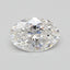 0.7 Carat Certified Oval Loose Stone Lab Grown Diamond