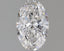 0.5 Carat Certified Oval Loose Stone Lab Grown Diamond