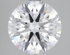 3.2 Carat Certified Round Loose Stone Lab Grown Diamond