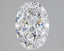 2 Carat Certified Oval Loose Stone Lab Grown Diamond