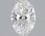 0.8 Carat Certified Oval Loose Stone Lab Grown Diamond