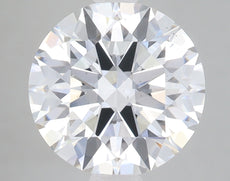 3.3 Carat Certified Round Loose Stone Lab Grown Diamond