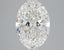 2.5 Carat Certified Oval Loose Stone Lab Grown Diamond