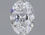 0.5 Carat Certified Oval Loose Stone Lab Grown Diamond