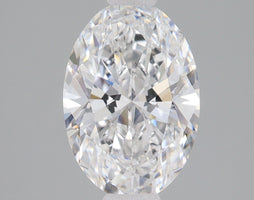 1.5 Carat Certified Oval Loose Stone Lab Grown Diamond