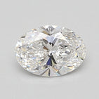 0.8 Carat Certified Oval Loose Stone Lab Grown Diamond