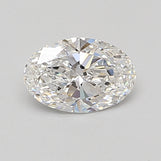 0.8 Carat Certified Oval Loose Stone Lab Grown Diamond