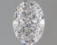 0.5 Carat Certified Oval Loose Stone Lab Grown Diamond