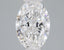 1.3 Carat Certified Oval Loose Stone Lab Grown Diamond