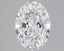 1.5 Carat Certified Oval Loose Stone Lab Grown Diamond